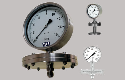 Diaphragm Operated Industrial Pressure Gauge